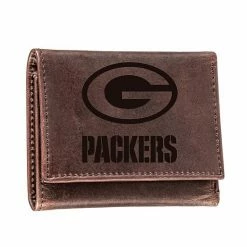 Budget ❤️ Unbranded Green Bay Packers Leather Team Tri-Fold Wallet 🌟