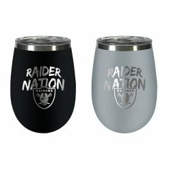 Cheap 😀 Unbranded Las Vegas Raiders Wine Tumbler Set 🎁