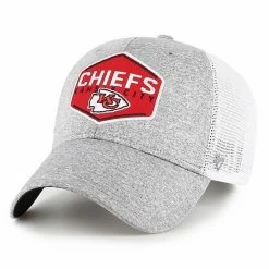 Brand new 🔥 Unbranded Men's '47 Heathered Gray/White Kansas City Chiefs Hitch Contender Flex Hat 🔥