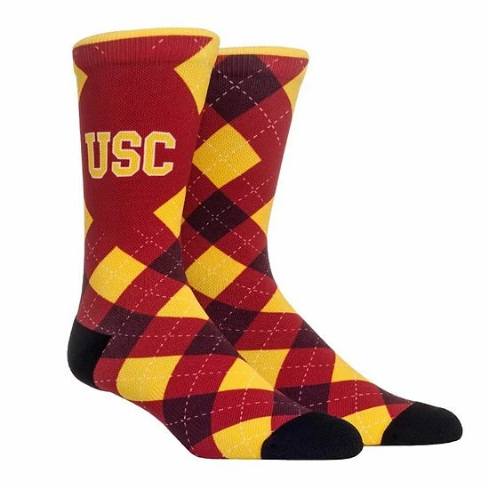 Cheapest ๐คฉ Unbranded Men's Rock Em ๐งฆ Socks USC Trojans HyperOptic Argyle ๐ Dress ๐งฆ Socks ๐งจ