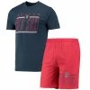 Best Pirce 🎉 Unbranded Men's Concepts Sport Red/Navy Boston Red Sox Meter T-Shirt And Shorts Sleep Set 🎁