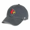 Budget ✨ Unbranded Louisville Cardinals '47 Clean Up Adjustable Hat - Charcoal 😀