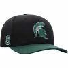 Coupon 🎉 Unbranded Men's Top Of The World Black/Green Michigan State Spartans Two-Tone Reflex Hybrid Tech Flex Hat 👏