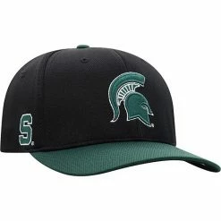 Coupon 🎉 Unbranded Men's Top Of The World Black/Green Michigan State Spartans Two-Tone Reflex Hybrid Tech Flex Hat 👏