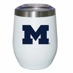 Cheap 🥰 Unbranded Michigan Wolverines 12oz. Logo Stemless Tumbler ⌛