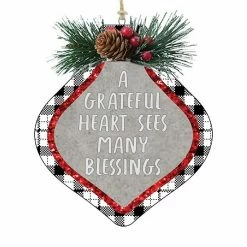 Brand new ⌛ Unbranded Grateful Heart ❄ Christmas Ornament 🤩