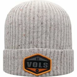 Hot Sale ⌛ Unbranded Men's Top Of The World Gray Tennessee Volunteers Alp Cuffed Knit Hat ❤️