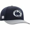 Promo 🔔 Unbranded Men's Top Of The World Navy/Gray Penn State Nittany Lions Two-Tone Reflex Hybrid Tech Flex Hat 🔔