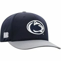 Promo 🔔 Unbranded Men's Top Of The World Navy/Gray Penn State Nittany Lions Two-Tone Reflex Hybrid Tech Flex Hat 🔔