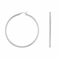 Best deal 🔔 Unbranded Sterling Silver 3 Mm Tube Hoop Earrings 🎉