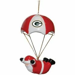 Coupon 🔔 Unbranded Green Bay Packers Skydiving Santa Ornament 🤩