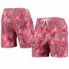 New ⭐ Unbranded Men's Wes & Willy Crimson Alabama Crimson Tide Vintage Floral Swim Trunks 🥰