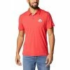Brand new ✨ Unbranded Men's Columbia Scarlet Ohio State Buckeyes Tech Trail Space Dye Omni-Shade Polo 🤩