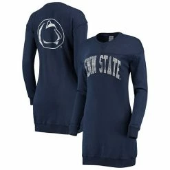 Outlet 🔥 Unbranded 👩 Women's Gameday Couture Navy Penn State Nittany Lions 2-Hit Sweatshirt 👗 Dress 😉