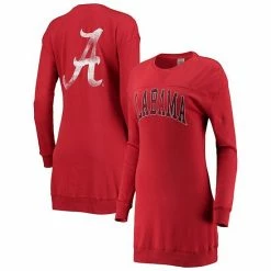 Hot Sale 😀 Unbranded 👩 Women's Gameday Couture Crimson Alabama Crimson Tide 2-Hit Sweatshirt 👗 Dress 😉