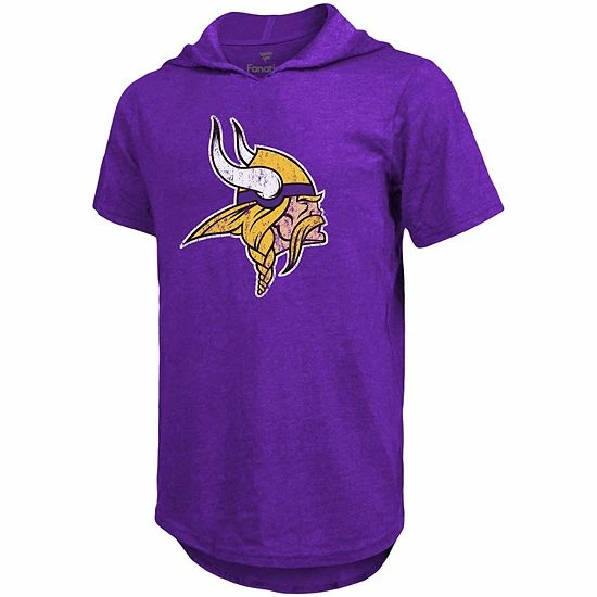 Discount ๐ Unbranded Men's Fanatics Branded Justin Jefferson Purple Minnesota Vikings Player Name & Number Pullover Hoodie ๐ - Image 3