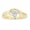 Cheap 💯 Unbranded 14k Gold Over Silver 1/10 Carat T.W. Diamond Promise Ring ✨