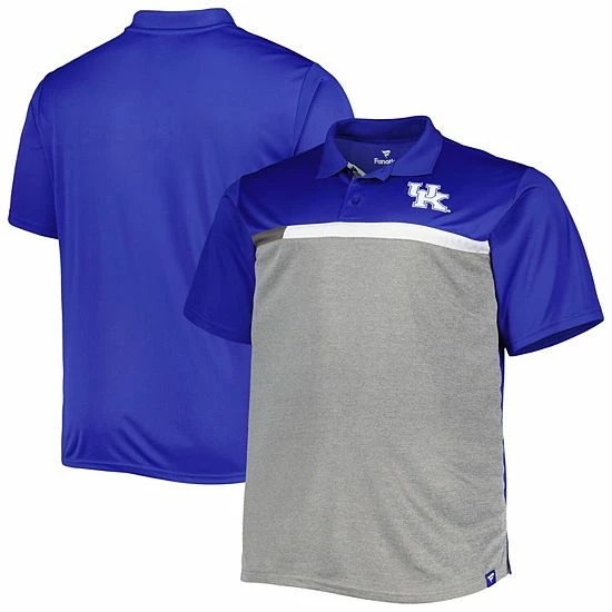 Budget โ Unbranded Men's Royal/Gray Kentucky Wildcats Big & Tall Polo ๐ฅ