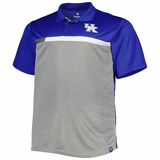 Budget โ Unbranded Men's Royal/Gray Kentucky Wildcats Big & Tall Polo ๐ฅ - Image 3