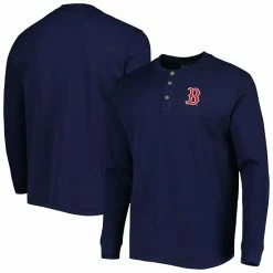 Cheap ✨ Unbranded Men's Dunbrooke Boston Red Sox Navy Maverick Long Sleeve T-Shirt 👏