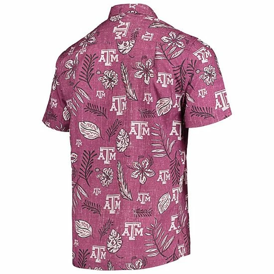 Top 10 🛒 Unbranded Men's Wes & Willy Maroon Texas A&M Aggies Vintage Floral Button-Up 👕 Shirt ✔️ - Image 3
