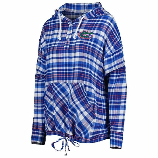 Cheap ๐ Unbranded ๐ฉ Women's Concepts Sport Royal Florida Gators Mainstay Plaid Pullover Hoodie ๐ฅฐ - Image 3