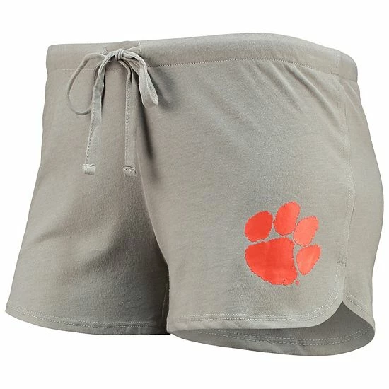 New 🤩 Unbranded 👩 Women's Concepts Sport Orange/Gray Clemson Tigers Raglan Long Sleeve T-Shirt & Shorts Sleep Set ✔️ - Image 4