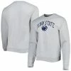 Cheap 🥰 Unbranded Men's League Collegiate Wear Heathered Gray Penn State Nittany Lions 1965 Arch Essential Fleece Crewneck Pullover Sweatshirt 🔔