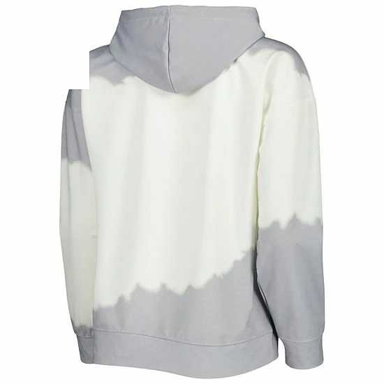 Cheapest β Unbranded π© Women's Gameday Couture White/Gray Minnesota Golden Gophers For The Fun Double Dip-Dyed Pullover Hoodie π - Image 4