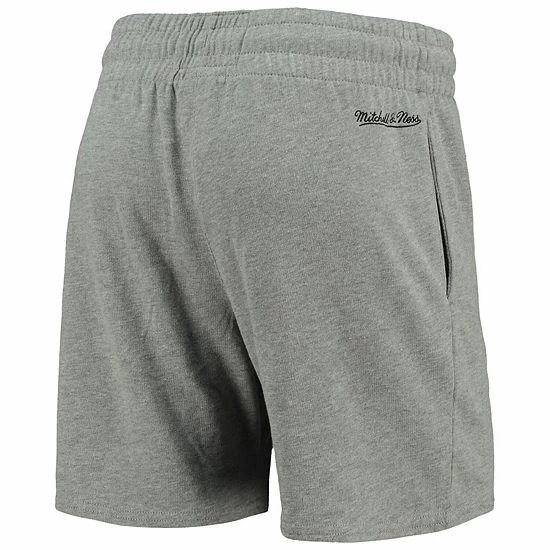 Flash Sale 👍 Unbranded 👩 Women's Mitchell & Ness Heathered Gray Atlanta United FC Logo Shorts ⌛ - Image 4