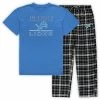 Best reviews of 😉 Unbranded Men's Concepts Sport Blue/Black Detroit Lions Big & Tall Lodge T-Shirt And Pants Sleep Set ⌛