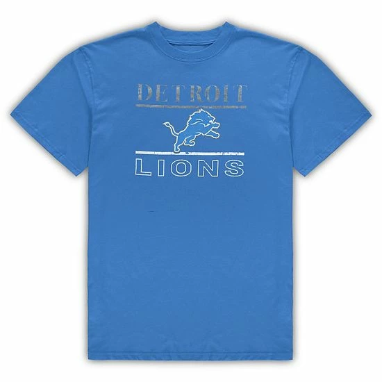 Best reviews of ๐ Unbranded Men's Concepts Sport Blue/Black Detroit Lions Big & Tall Lodge T-Shirt And Pants Sleep Set โ - Image 3