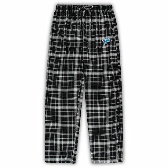 Best reviews of ๐ Unbranded Men's Concepts Sport Blue/Black Detroit Lions Big & Tall Lodge T-Shirt And Pants Sleep Set โ - Image 4