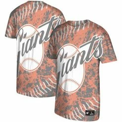 Best Sale ✨ Unbranded Men's Mitchell & Ness Orange San Francisco Giants Historic Logo Jumbotron T-Shirt 🔔