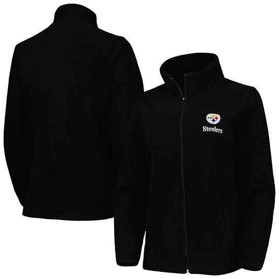 Cheapest ❤️ Unbranded 👩 Women's Dunbrooke Black Pittsburgh Steelers Hayden Polar Full-Zip Jacket 🤩 - Image 2