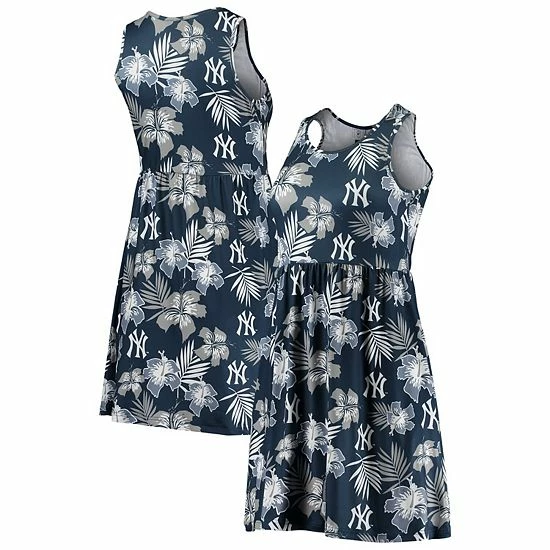 Discount 😉 Unbranded 👩 Women's FOCO Navy New York Yankees Floral Sundress 💯 - Image 2