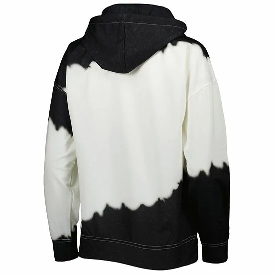 New 🛒 Unbranded 👩 Women's Gameday Couture White/Black UCF Knights For The Fun Double Dip-Dyed Pullover Hoodie 🎉 - Image 4