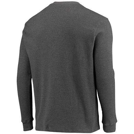 Best deal ๐ Unbranded Men's Dunbrooke Heathered Gray Buffalo Bills Logo Maverick Thermal Henley Long Sleeve T-Shirt ๐ - Image 4