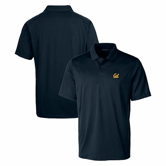 Hot Sale ๐ Unbranded Men's Cutter & Buck Navy Cal Bears Prospect Textured Stretch DryTec Polo ๐ - Image 2