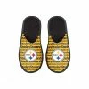 Cheapest 😉 Unbranded Youth FOCO Pittsburgh Steelers Scuff Wordmark Slide Slippers ❤️