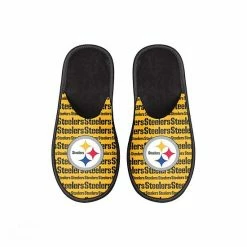 Cheapest 😉 Unbranded Youth FOCO Pittsburgh Steelers Scuff Wordmark Slide Slippers ❤️
