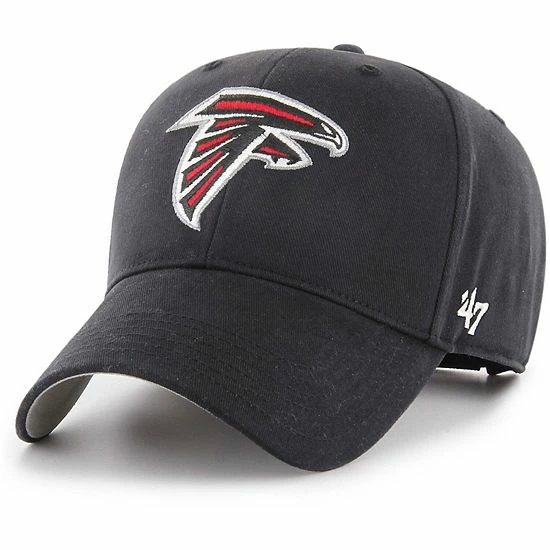 Outlet ✨ Unbranded Youth '47 Black Atlanta Falcons Basic MVP Adjustable Hat 🔥 - Image 2