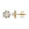 Discount 🎉 Unbranded Charming Girl Freshwater Cultured Pearl 14k Gold Flower Stud Earrings- Kids 👍