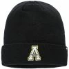 Hot Sale ✔️ Unbranded Men's '47 Black Appalachian State Mountaineers Raised Cuffed Knit Hat 👏