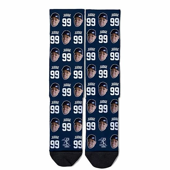 Flash Sale 🎉 Unbranded Men's Strideline Aaron Judge Player Head Crew 🧦 Socks 🎉