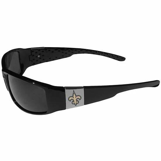 Best deal 😍 Unbranded Men's New Orleans Saints Chrome Wrap 👓 Sunglasses 👍 - Image 2