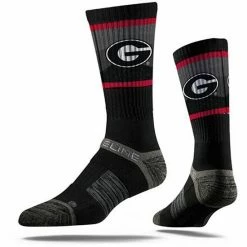 Best Sale 😉 Unbranded Youth Strideline Black Georgia Bulldogs Primary Logo Crew 🧦 Socks 😉