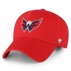 Budget 🔔 Unbranded Men's '47 Red Washington Capitals Legend MVP Adjustable Hat ✨
