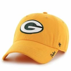 Promo 🥰 Unbranded 👩 Women's '47 Gold Green Bay Packers Miata Clean Up Secondary Adjustable Hat 😍