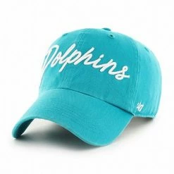 Outlet ⌛ Unbranded 👩 Women's '47 Aqua Miami Dolphins Vocal Clean Up Adjustable Hat ⌛